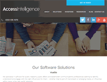 Tablet Screenshot of accessintelligence.com